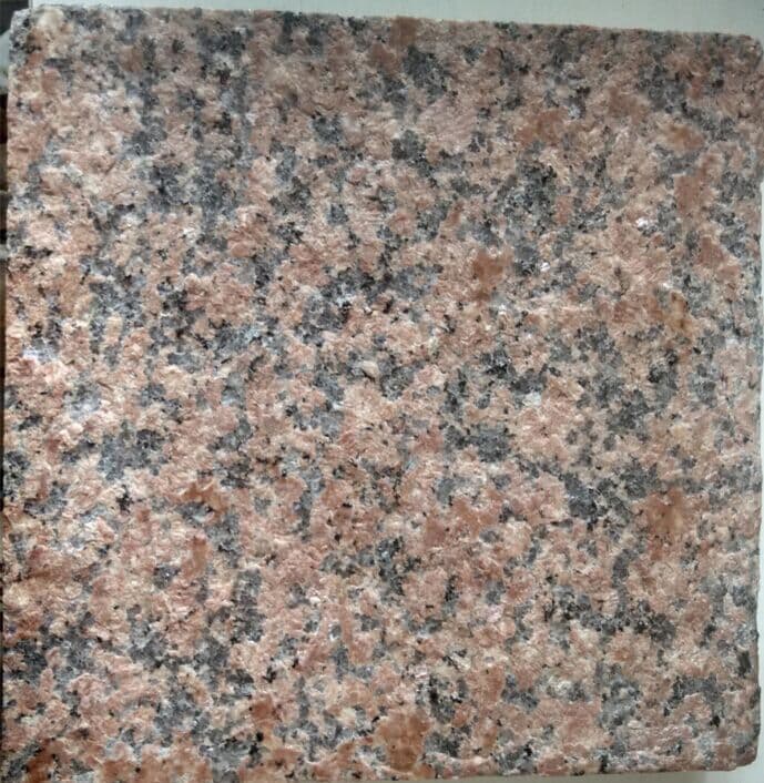 Red granite tile_hot for cubes_ pavings_ steps_ landscape